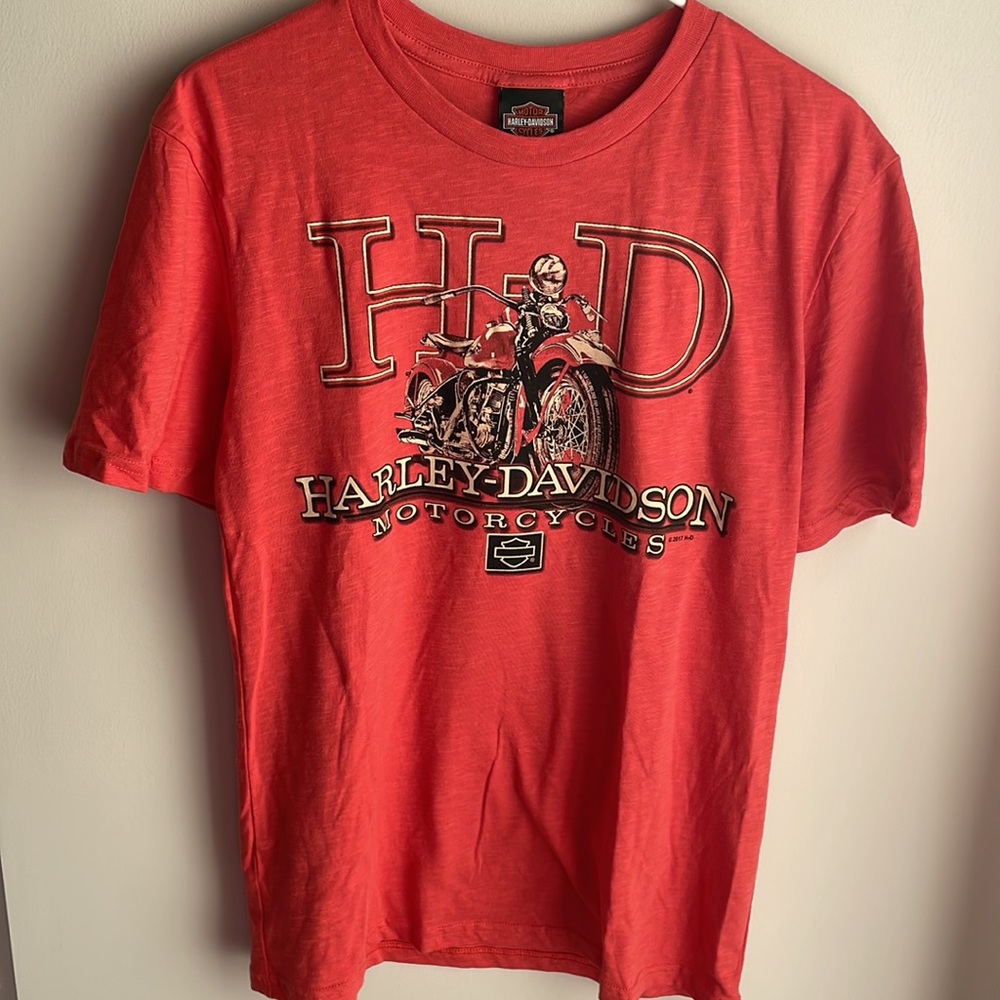 Harley-Davidson TIMELESS LEGENDS  Orange Tee- Small